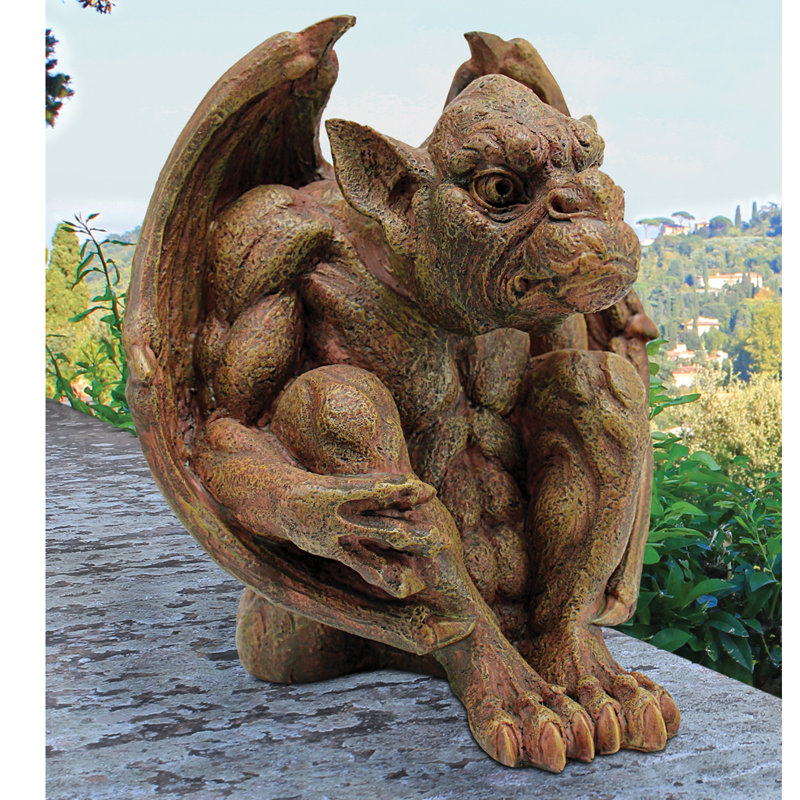 Design Toscano Balthazar's Watch Gargoyle Statue Wayfair.co.uk